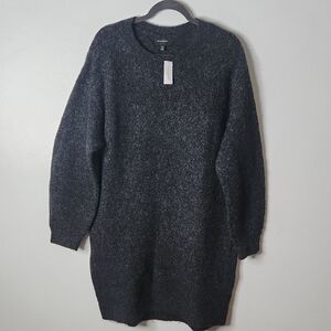 NWT Banana Republic Mini Pullover Wool Blend Sweater Dress Size XL
